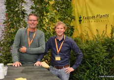 Berry van Rhee en Florian Faassen van Faassen Plants uit Tegelen.